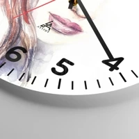 Clock face with numbers