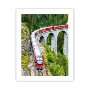 Poster - Time for Mountin Views - 40x50 cm