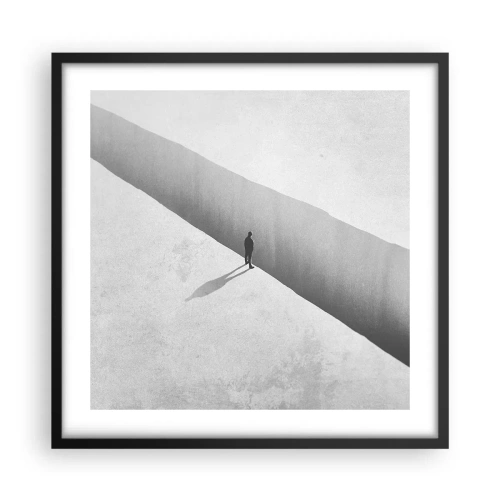 Poster in black frame - Clear Goal - 50x50 cm