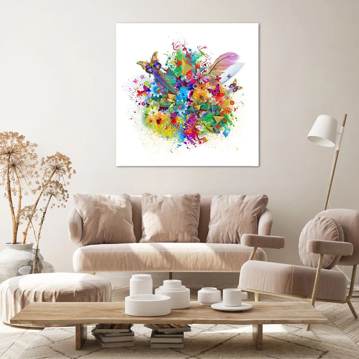 Canvas picture - Bunch of Joy - 50x50 cm