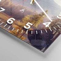 Clock face with numbers