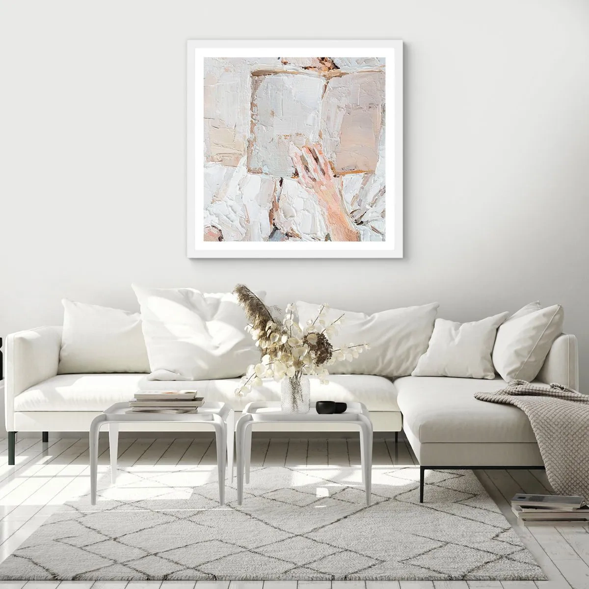 Poster in white frmae - In Another World - 50x50 cm