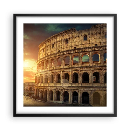Poster in black frame - Colossal Impression - 50x50 cm
