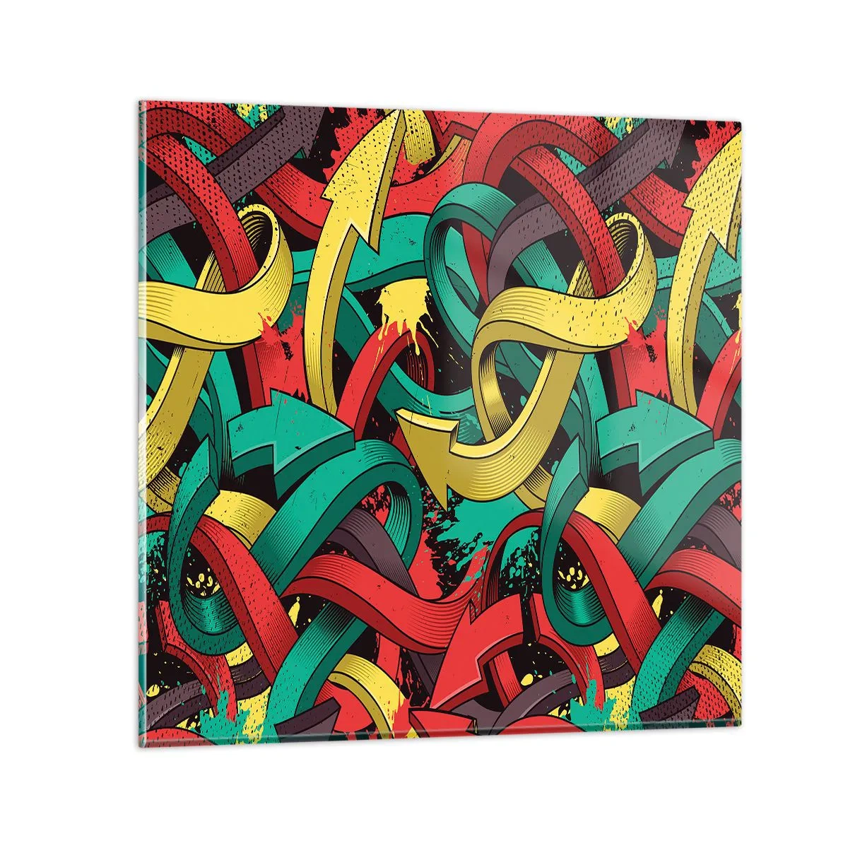 Glass picture - Which Way? - 30x30 cm