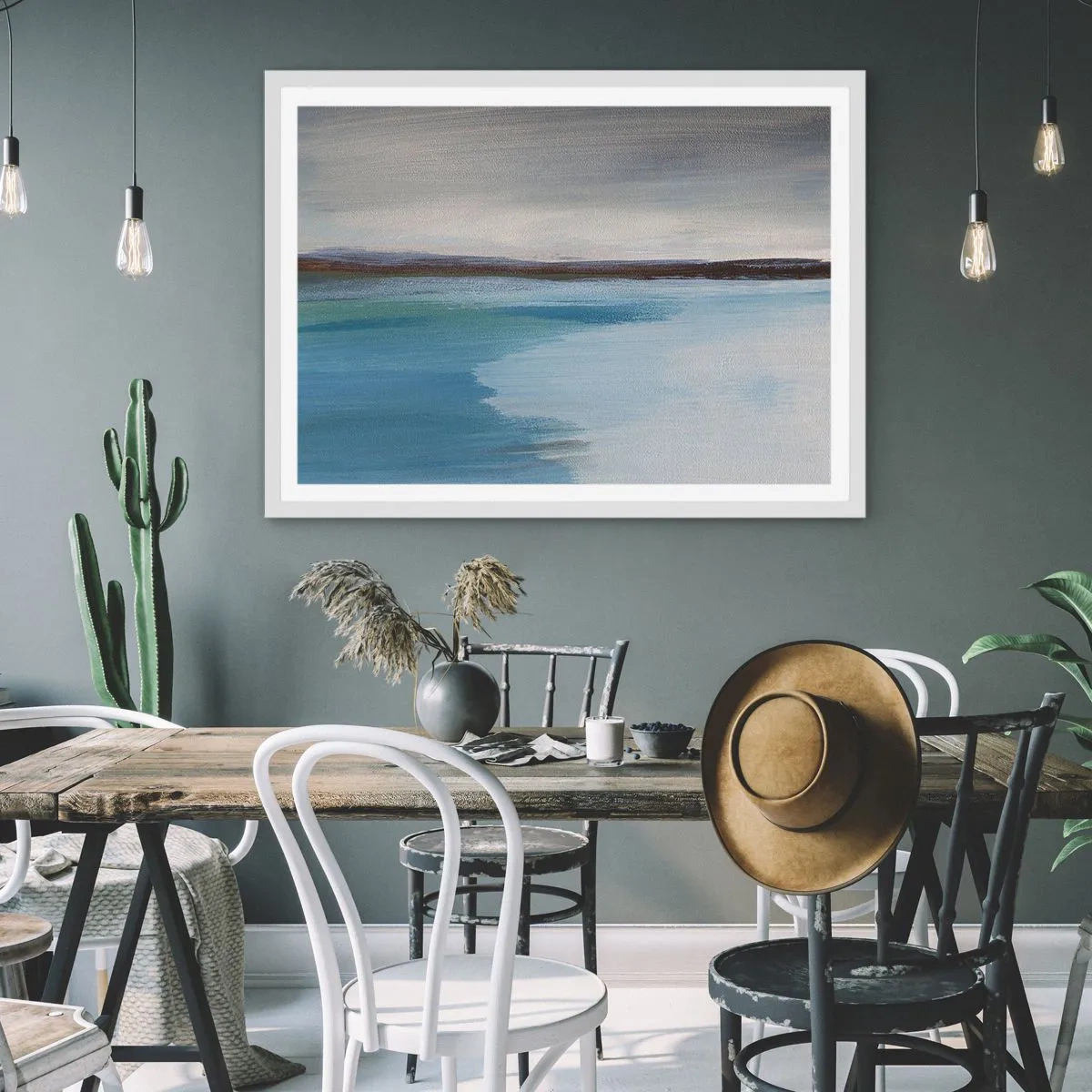 Poster in white frmae - Horizontal Landscape - 40x30 cm