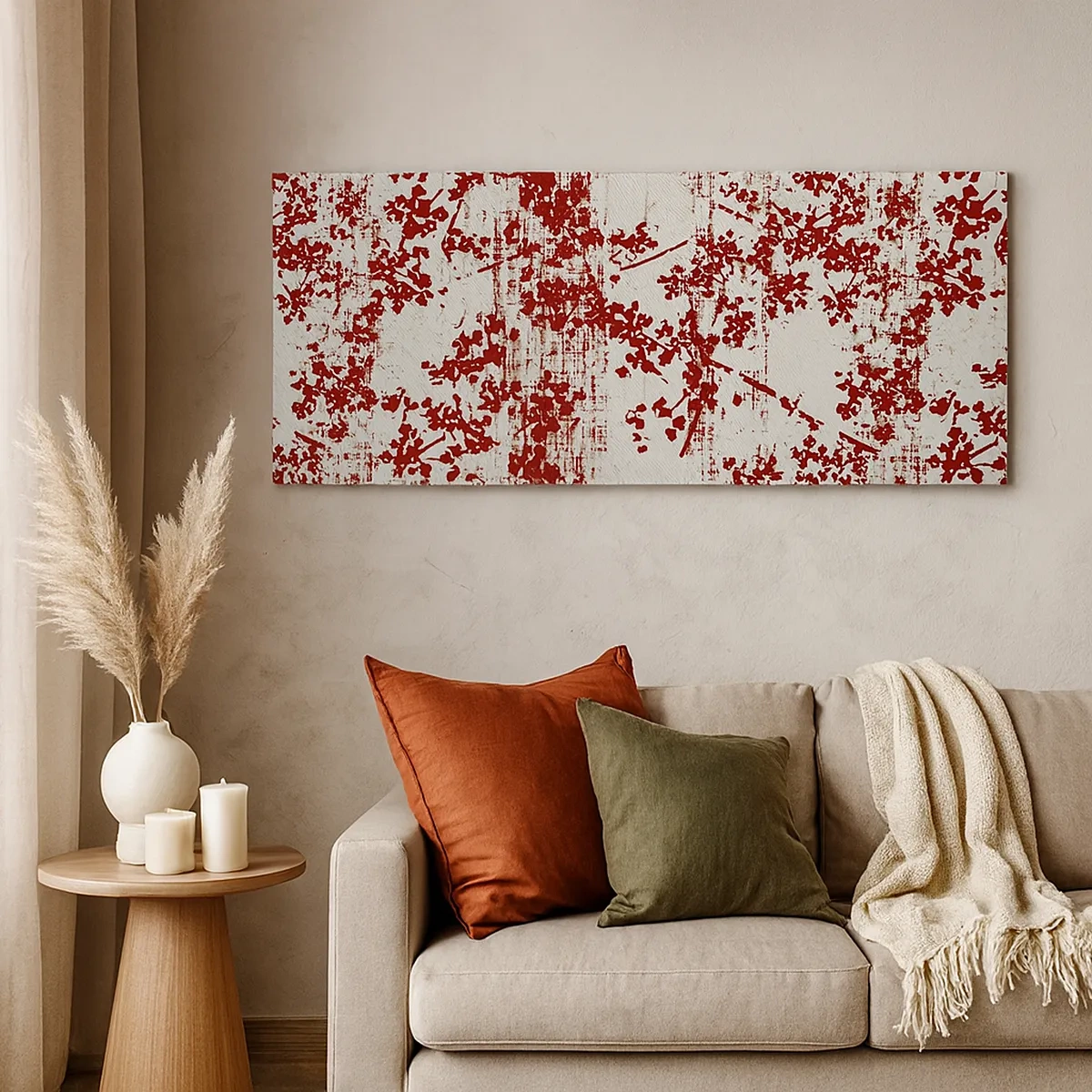 Canvas picture - Like Old-fashioned Percale - 30x30 cm