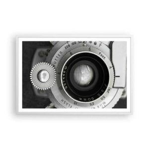 Poster in white frmae - Tale about Hollywood - 91x61 cm