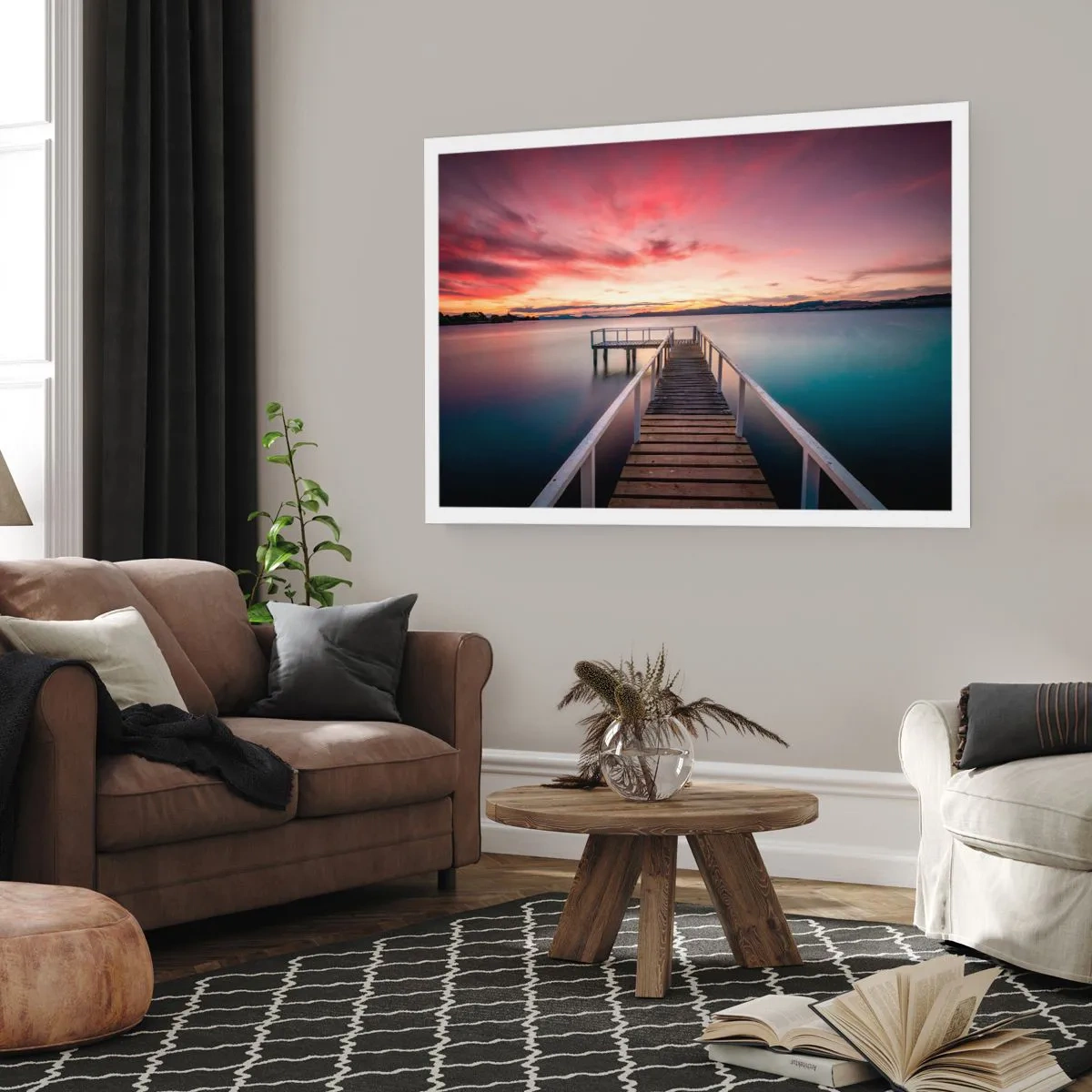 Poster - Mild Flame of an Evening - 40x30 cm