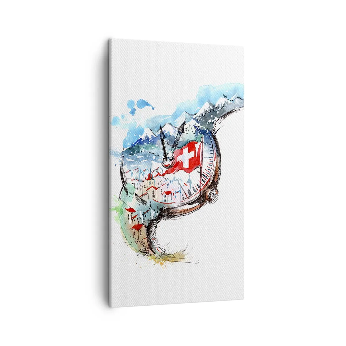 Canvas picture - Spirit of Switzerland - 45x80 cm
