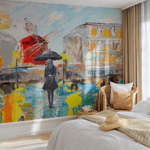 Custom Wallpaper Premium Canvas - Parisian Legends - Woman, Paris, City