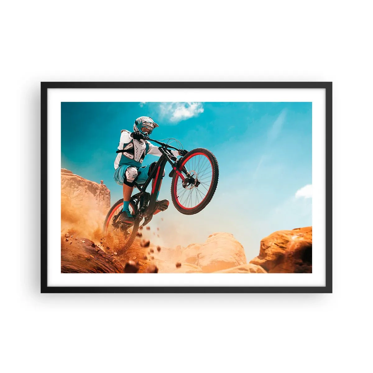 Poster in black frame - Madness on Wheels - 70x50 cm