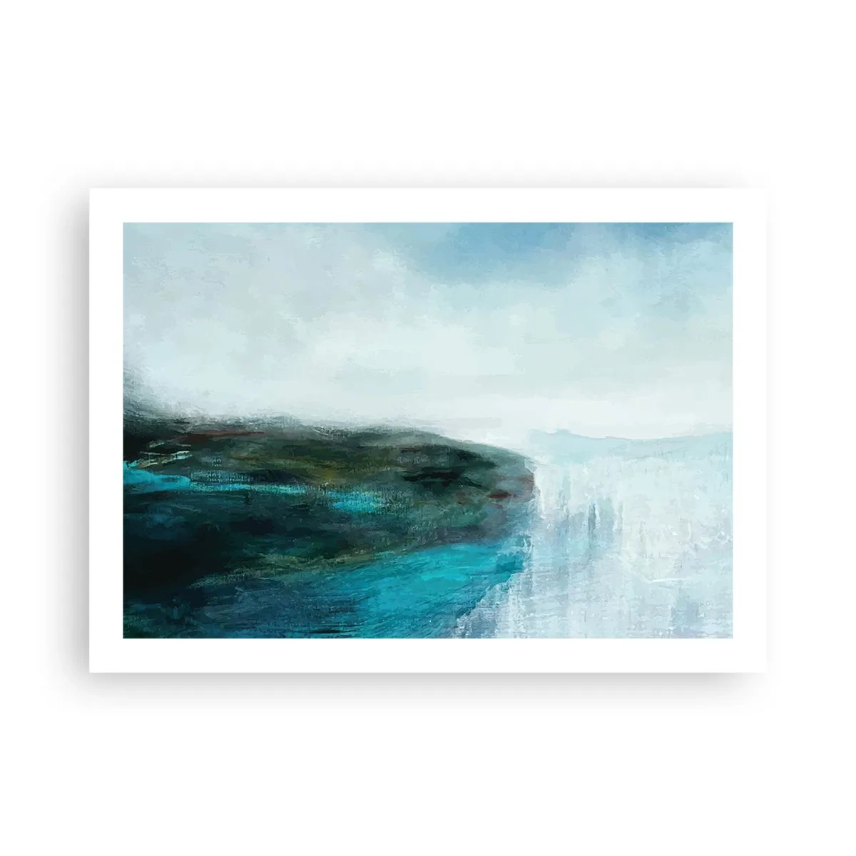 Poster - Marine Abstract - 70x50 cm