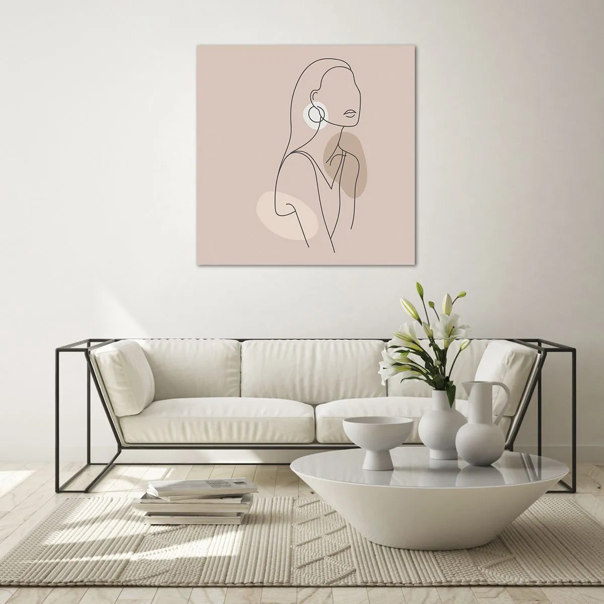 Glass picture - Icon of Girlhood - 30x30 cm