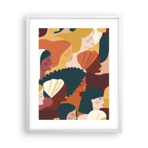 Poster in white frmae - Pure Womanhood - 40x50 cm