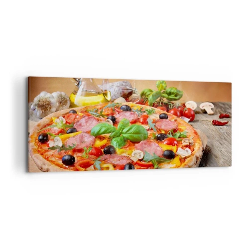 Canvas picture - With a Real Italian Flavouring - 100x40 cm