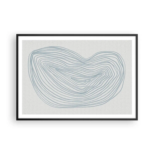 Poster in black frame - Smile of a Drop - 100x70 cm