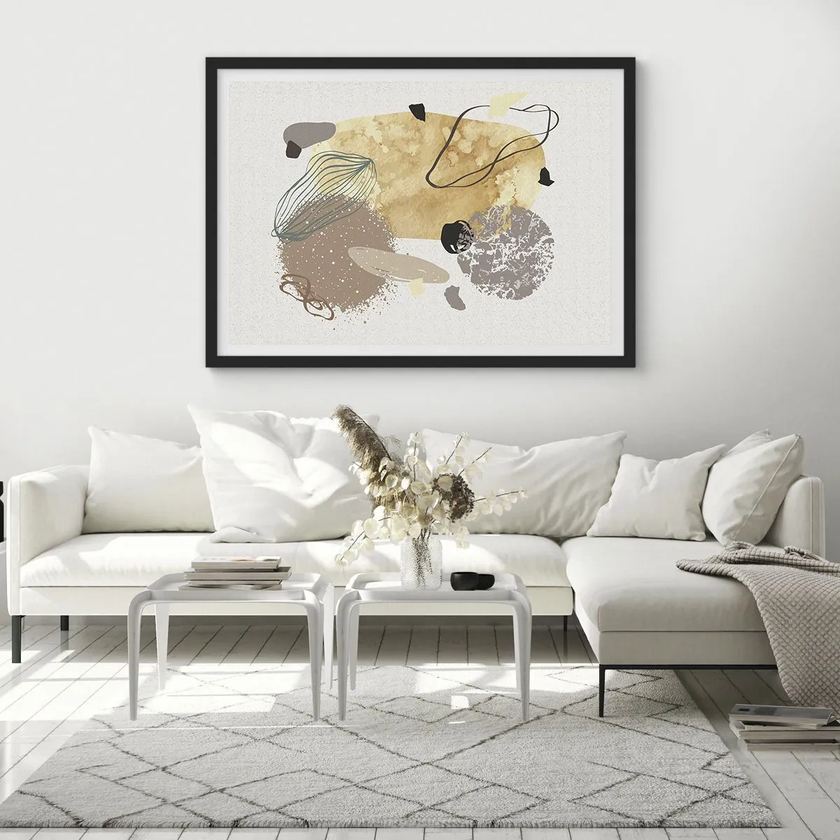 Poster in black frame - Applied Splashing - 40x30 cm