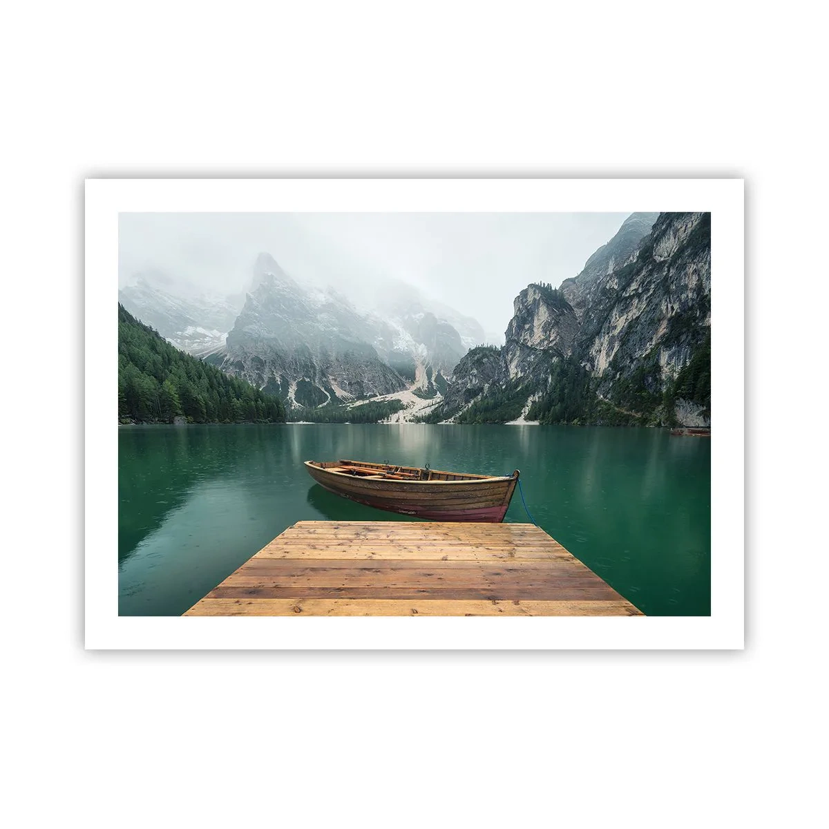 Poster - Boat Found Solitude - 70x50 cm