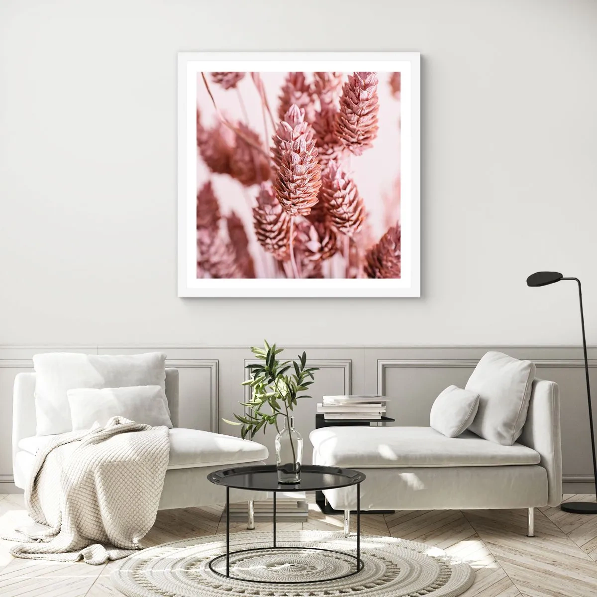 Poster in white frmae - Seemingly Inconspicuos - 30x30 cm