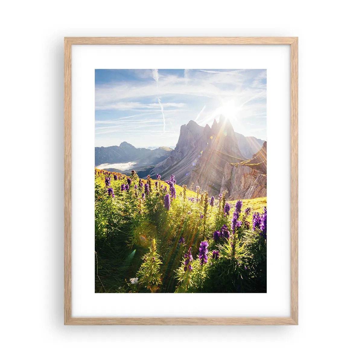 Poster in light oak frame - Secret Life of Herbs - 40x50 cm