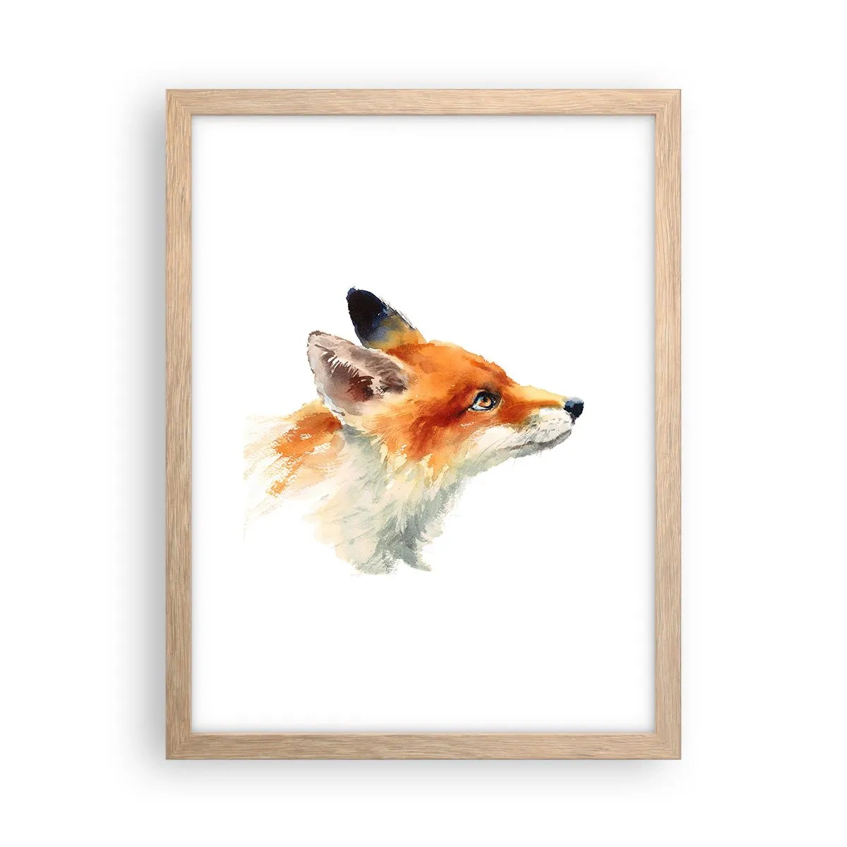 Poster in light oak frame - Never Too Careful - 30x40 cm