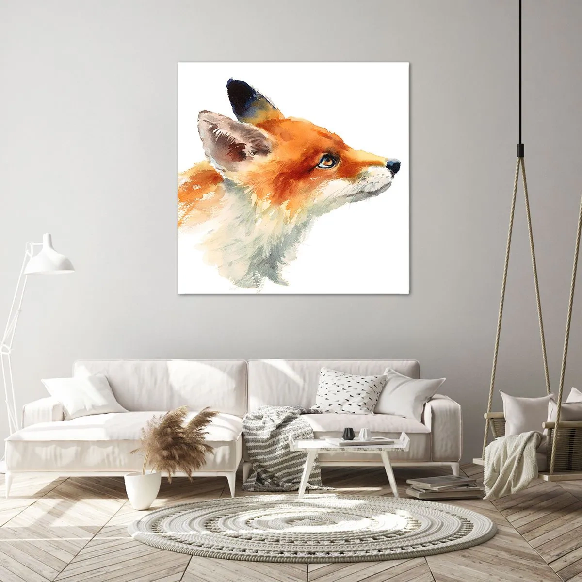 Canvas picture - Never Too Careful - 30x30 cm