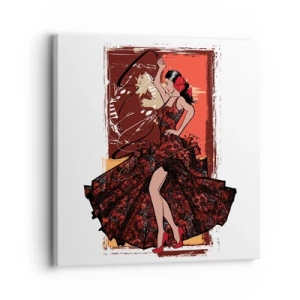 Canvas picture - In the Rhythm of the Heart - 30x30 cm