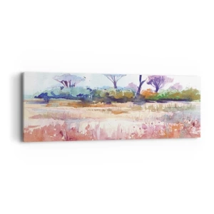 Canvas picture - Colour of Savannah - 90x30 cm