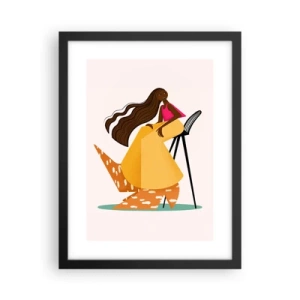 Poster in black frame - Fashion Is Also Fun - 30x40 cm