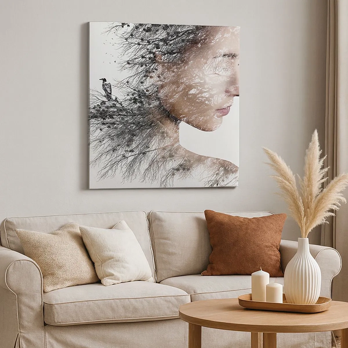 Canvas picture - Spirit of a Forest - 30x30 cm