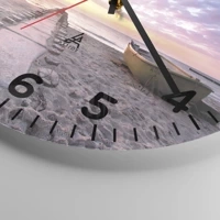 Clock face with numbers