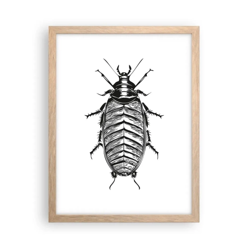 Poster in light oak frame - What a Specimen - 30x40 cm