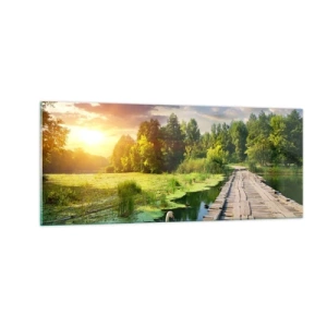 Glass picture - Summer Everywhere - 100x40 cm