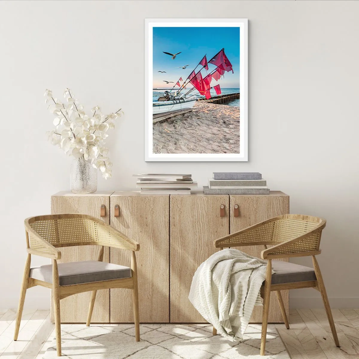 Poster in white frmae - Deserved Rest - 30x40 cm