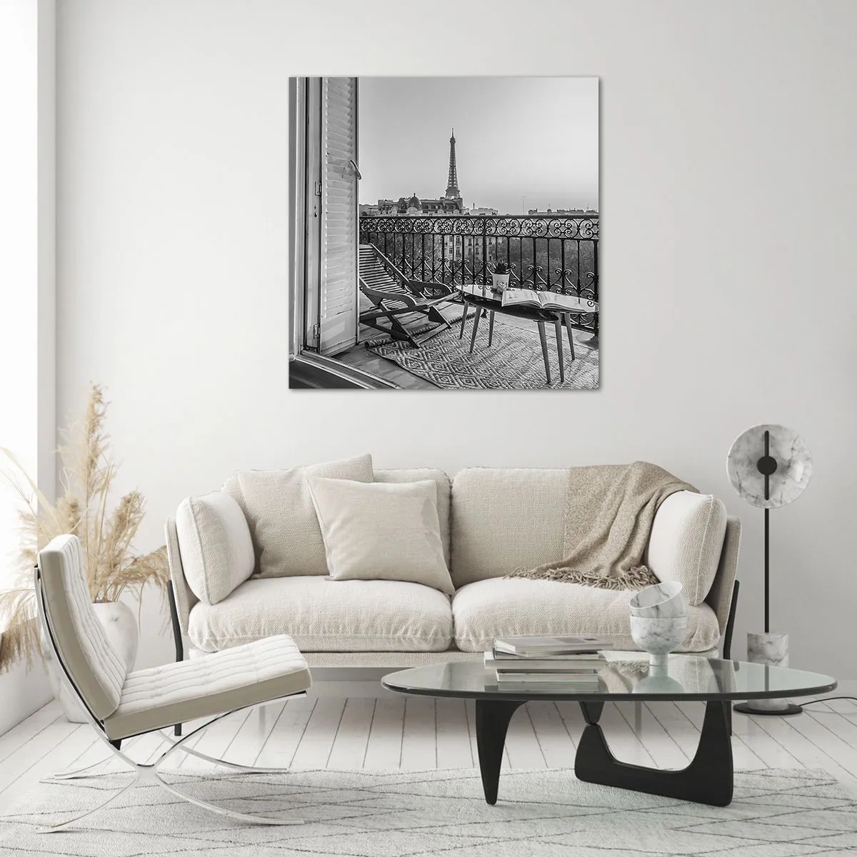 Glass picture - Parisian Afternoon - 40x40 cm