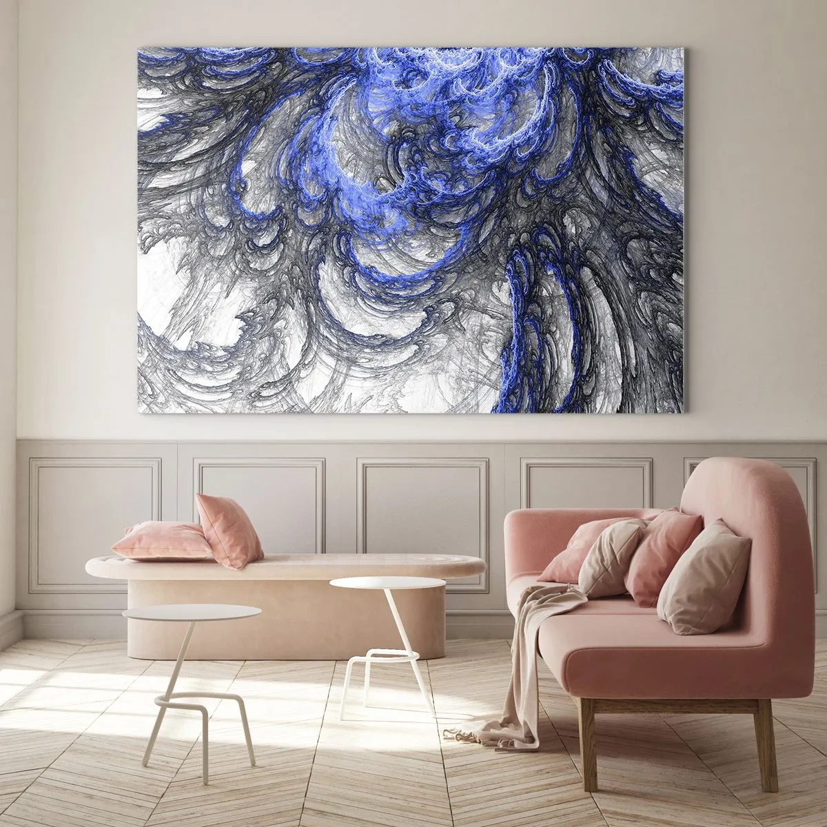 Glass picture - Birth of a Wave - 120x80 cm