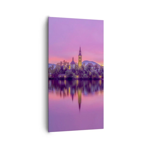 Canvas picture - Fairytale Island by Dusk - 65x120 cm