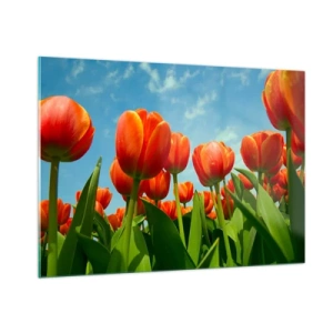 Glass picture - Blue Sky Is All They Need - 100x70 cm