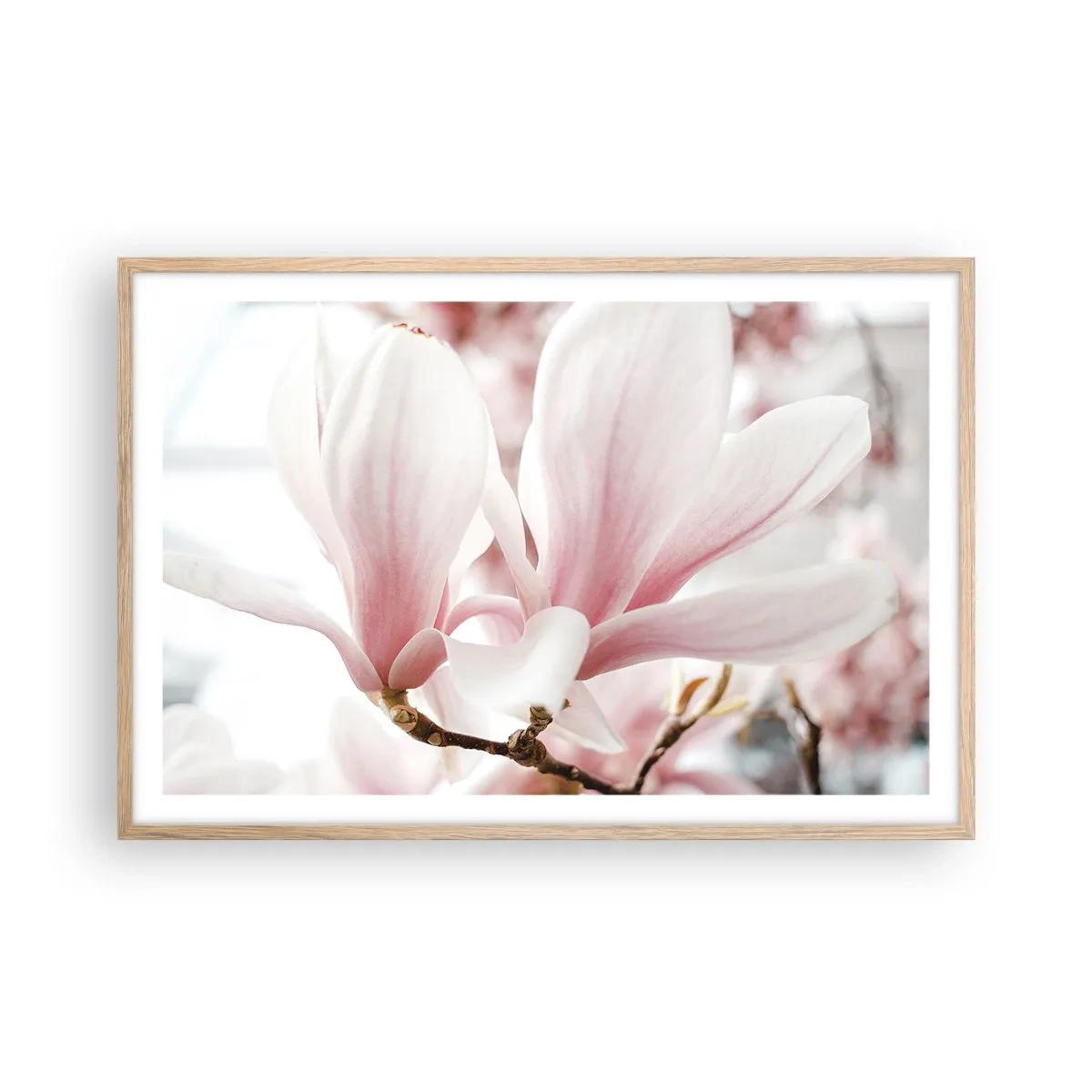 Poster in light oak frame - Immensity of Tenderness - 91x61 cm