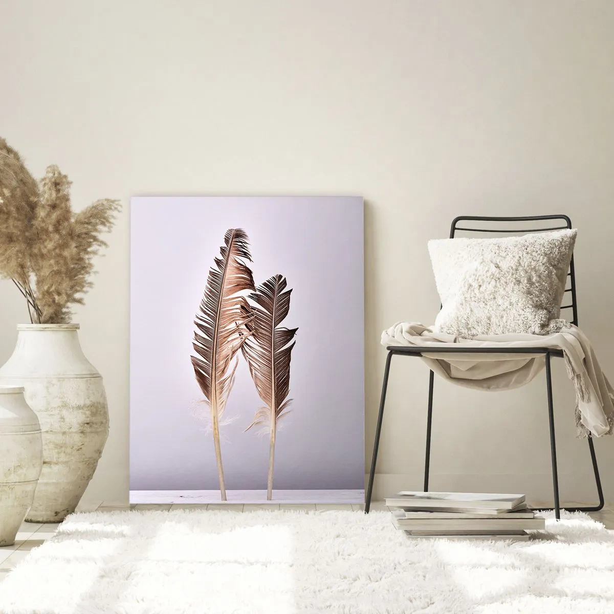 Glass picture - Against Nothingness - 70x100 cm