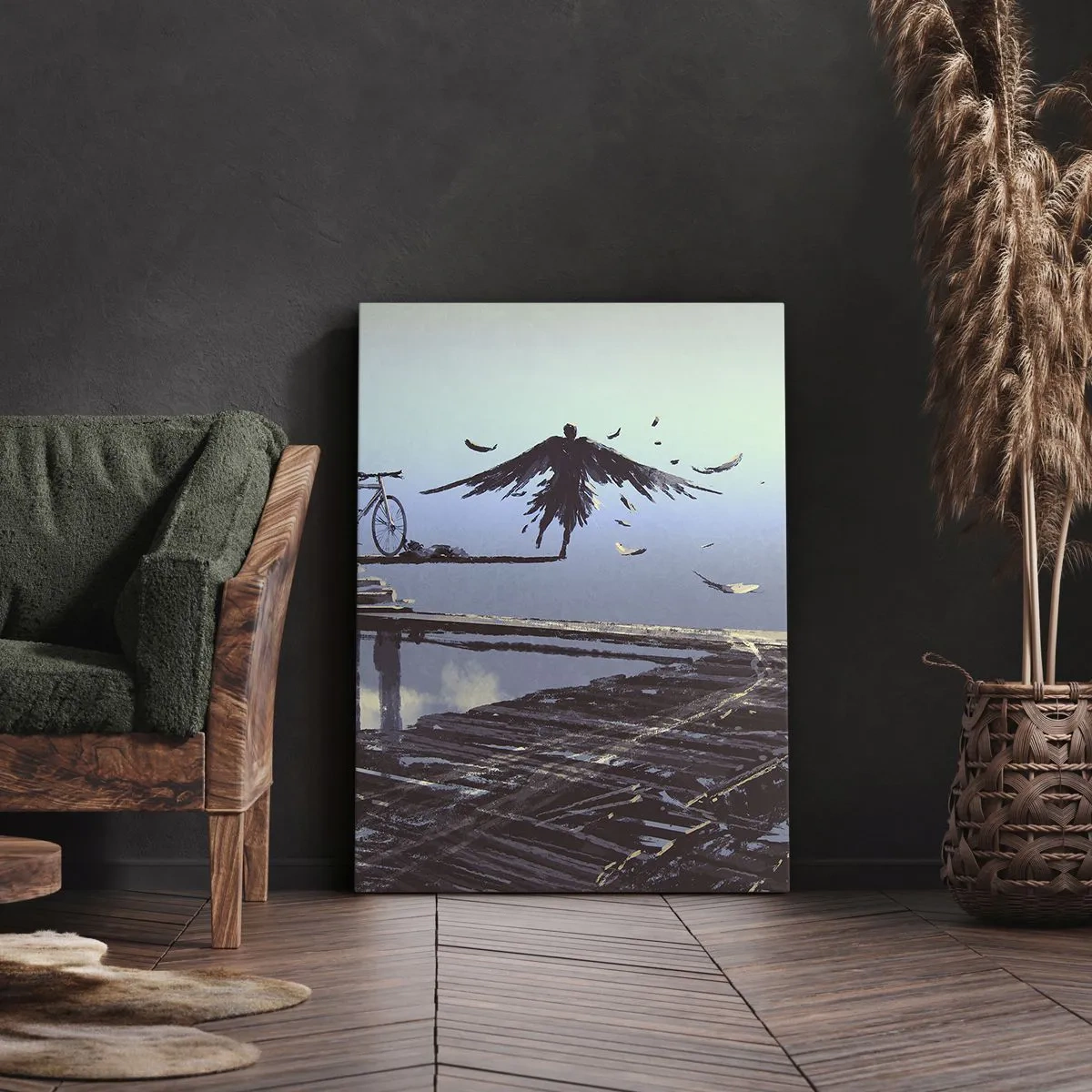 Canvas picture - Icarus Alive - 80x120 cm