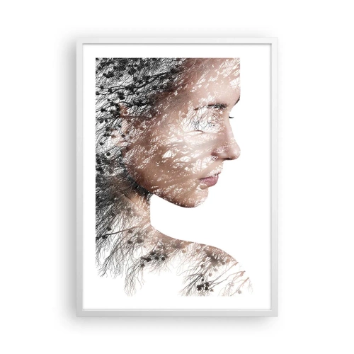 Poster in white frmae - Spirit of a Forest - 50x70 cm