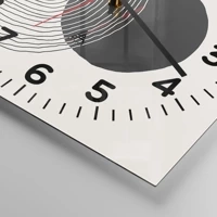 Clock face with numbers