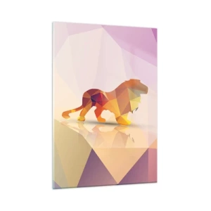 Glass picture - Diamond King - 50x70 cm