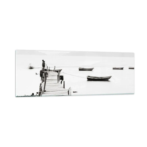 Glass picture - By Waters Still and Clear - 90x30 cm