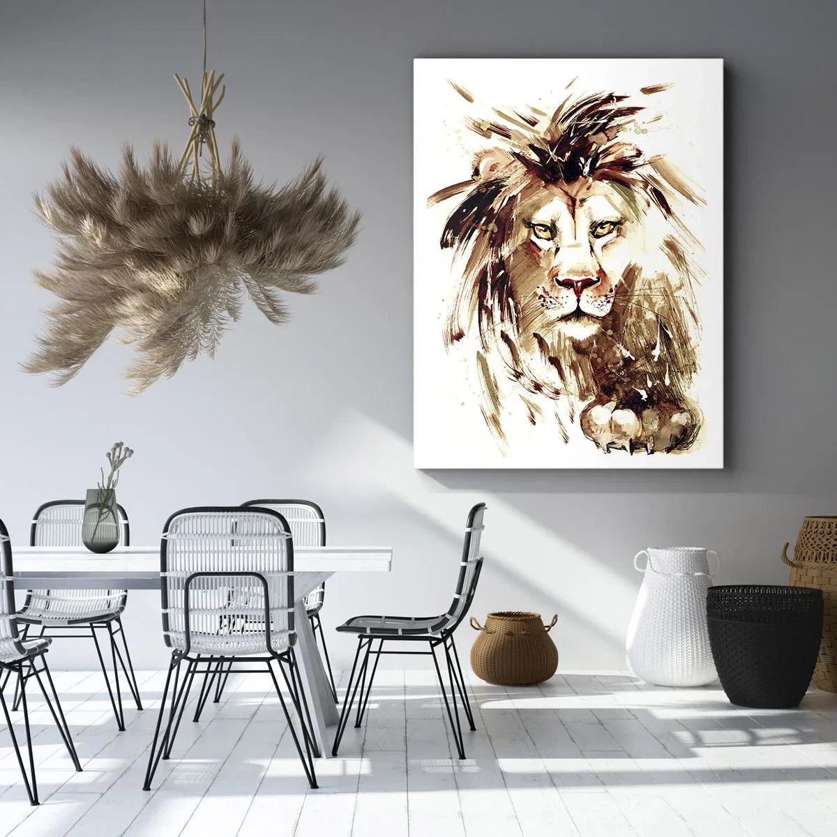 Canvas picture - Strength and Dignity - 65x120 cm