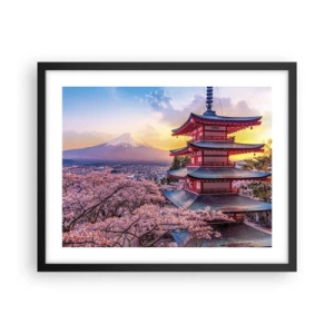 Poster in black frame - The Essence of Japanese Spirit - 50x40 cm