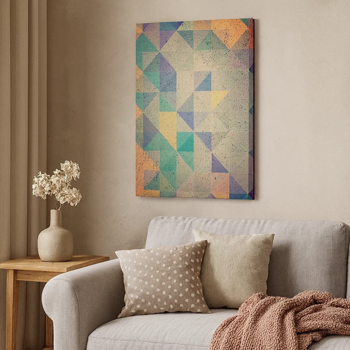 Canvas picture - The Republic of Triangles - 50x70 cm