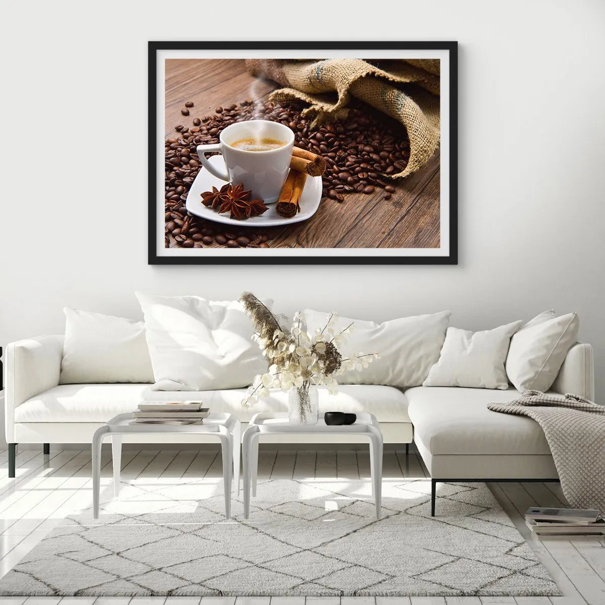Poster in black frame - Spicy Flavour and Aroma - 50x40 cm