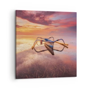 Canvas picture - Tranquility of Tropical Evening - 60x60 cm